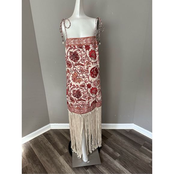 ZIMMERMANN Vitali Fringe Maxi Dress in Cotton - Picture 6 of 16